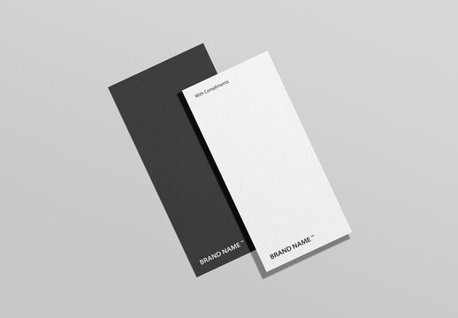 DL Envelope Mockup with a Card