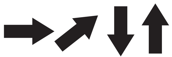 Go Straight, U Turn, Right Left, One Way, Only U Turn Arrow Sign Direction Icon. Set of a Road sign icons symbol. Yellow, Black, Blue, Red colors U Turn Design.