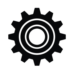 gear icon vector illustration