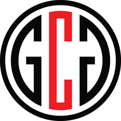 GCG Trendy letter logo design, monogram, abstract, wordmark, letter mark, business, typography, flat, minimalist, brand