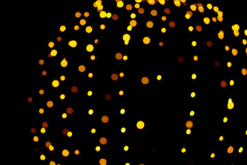 licht gelb bokeh