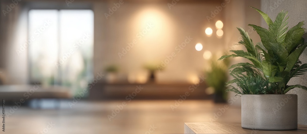 Leinwandbilder Defocused abstract blurred background of the diverse interior. with copy space image. Place for adding text or design