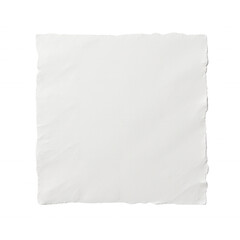 Textured White Paper Square for Creative Backgrounds