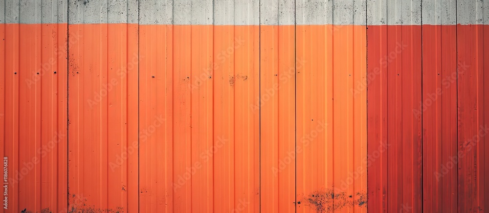 Fototapete the appearance of a building s orange striped wall this serves as texture for designers the backgrou