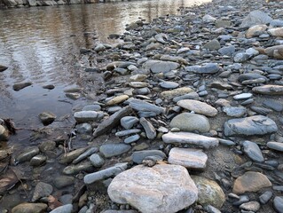 nice rocks in the river