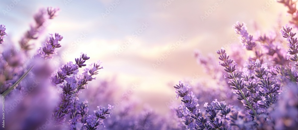 Canvas Prints lavender blossoms. with copy space image. place for adding text or design