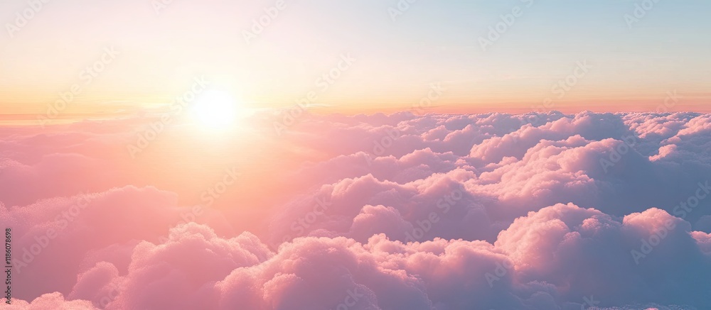Leinwandbilder clouds and sky sunset sky backdrop abstract elements of nature. with copy space image. place for add