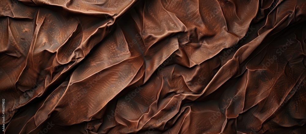 Fototapete brown wrinkled background. with copy space image. place for adding text or design