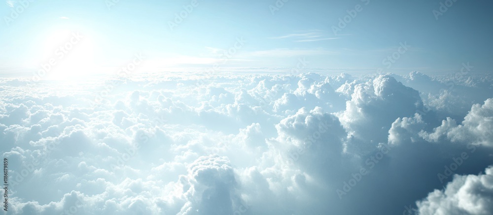 Leinwandbilder On a day when the sky is bright and overcast. with copy space image. Place for adding text or design