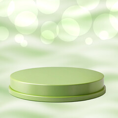 podiun product background with place for text