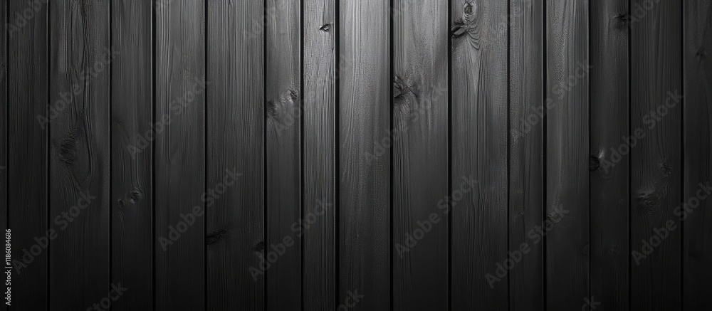 Poster gray striped wooden background on black. with copy space image. place for adding text or design