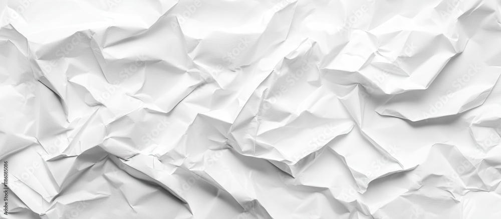 Fototapete white paper texture background abstract white crumpled paper for backgrounds creases of white paper 