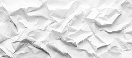Obraz premium White paper texture background Abstract white crumpled paper for backgrounds creases of white paper texture for design and decoration Concept of paper textures. with copy space image