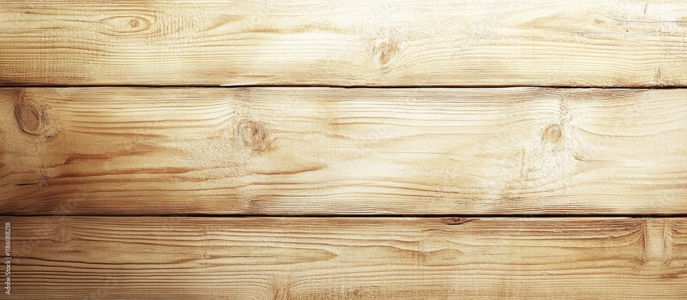 Leinwandbilder Beige wooden plank textured backdrop Horizontal orientation. with copy space image. Place for adding text or design