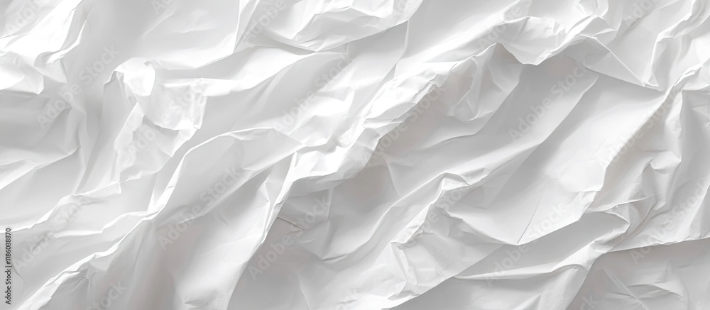 Aufkleber background with paper texture wrinkled paper white crumpled paper. with copy space image. place for 
