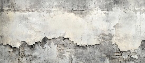 aged gray wall abstract vintage gray backdrop textured old concrete plaster cracks. with copy space image. Place for adding text or design