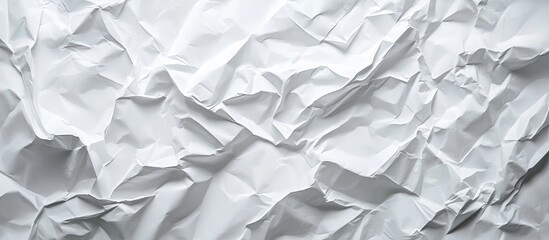 Fototapeta premium Crumpled paper texture backdrop. with copy space image. Place for adding text or design