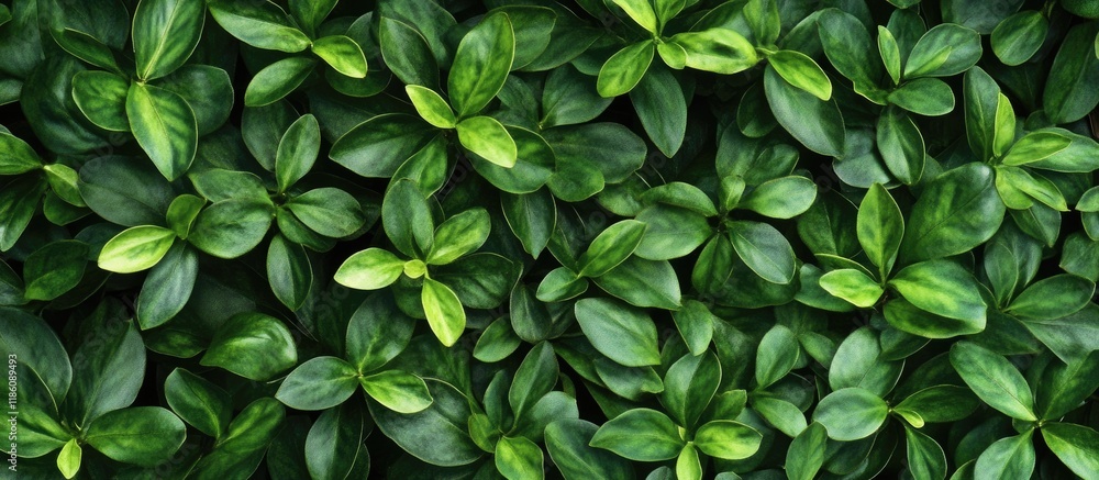 Leinwandbilder green shrub texture wallpaper and background. with copy space image. place for adding text or design