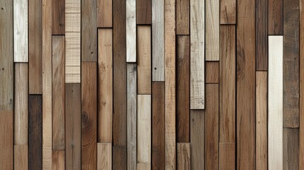 Rustic Reclaimed Wood Texture Background - Seamless Wooden Planks