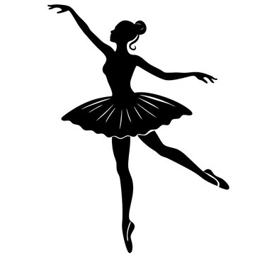 recommend clip art: silhouette of a ballet dancer