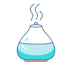 aromatherapy diffuser vector icon, singles awareness vector illustration - simple illustration of aromatherapy diffuser perfect for logos, and self love -themed designs.