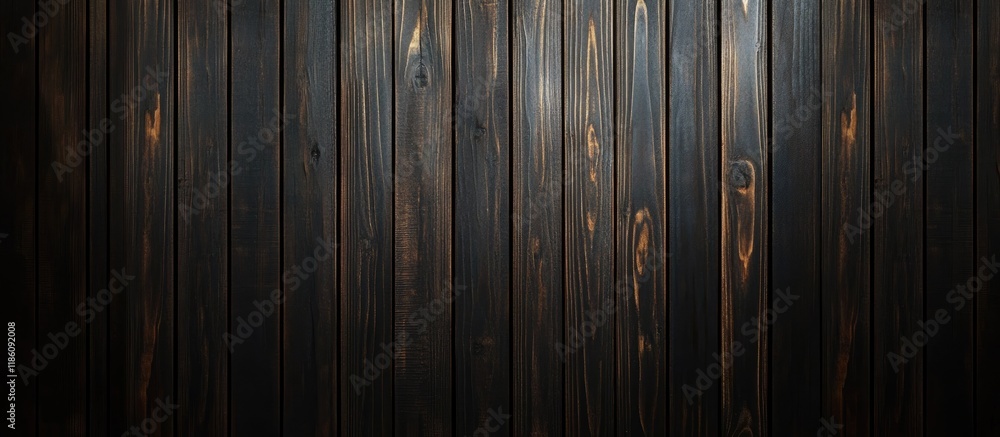 Leinwandbilder Empty dark wood backdrop for text insertion Space available for text. with copy space image. Place for adding text or design