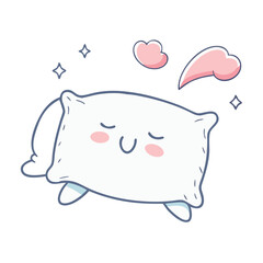 comforting pillow vector icon, singles awareness vector illustration - simple illustration of comforting pillow perfect for logos, and self love -themed designs.