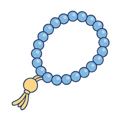 meditation beads vector icon, singles awareness vector illustration - simple illustration of meditation beads perfect for logos, and self love -themed designs.