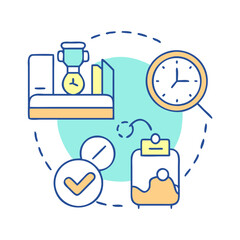 morning routine vector icon, singles awareness vector illustration - simple illustration of morning routine perfect for logos, and self love -themed designs.