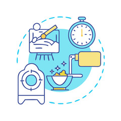 morning routine vector icon, singles awareness vector illustration - simple illustration of morning routine perfect for logos, and self love -themed designs.