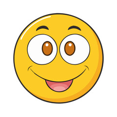 smiling eyes emoji vector icon, singles awareness vector illustration - simple illustration of smiling eyes emoji perfect for logos, and self love -themed designs.