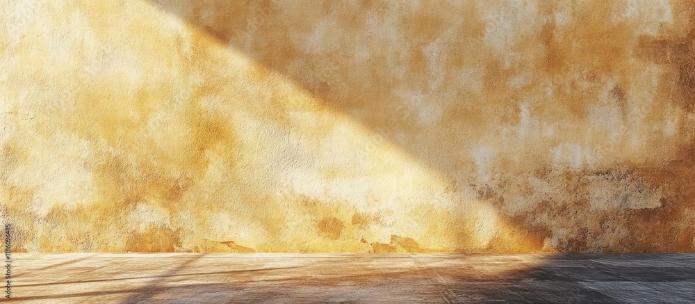 Aufkleber brown stucco wall empty vintage grunge surface design. with copy space image. place for adding text 