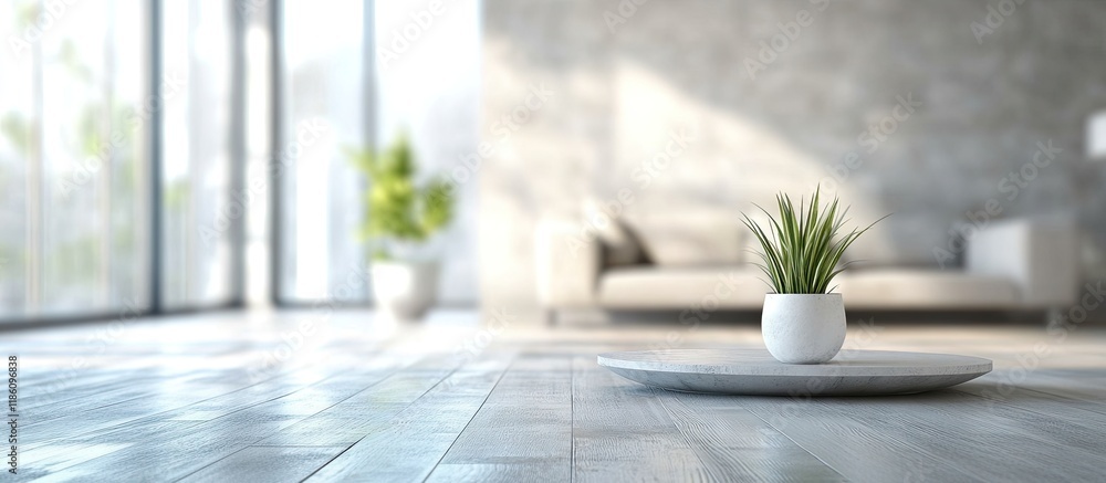 Fototapete Defocused abstract blurred background of the diverse interior. with copy space image. Place for adding text or design