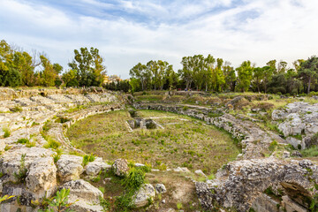 Neapolis Archaeological Park in Syracuse, Sicily