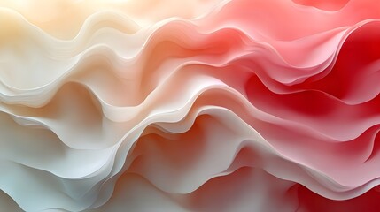 Obraz premium A background of a warm gradient blending soft beige with gentle coral tones.
