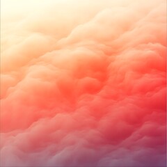 A background of a warm gradient blending soft beige with gentle coral tones.