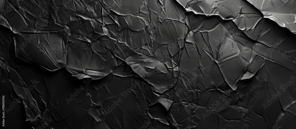 Poster Black textured paper background. with copy space image. Place for adding text or design