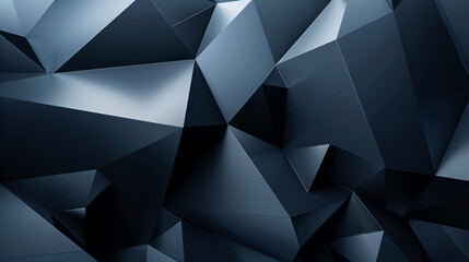 Fototapeta premium Geometric Abstract Polygonal Design Illustration ? Dark 3D Low Poly Background for Modern Graphic Design