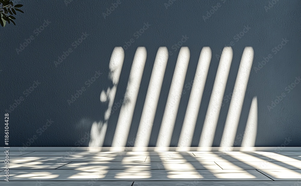 Poster a 3d rendered image showing an abstract architectural background in white