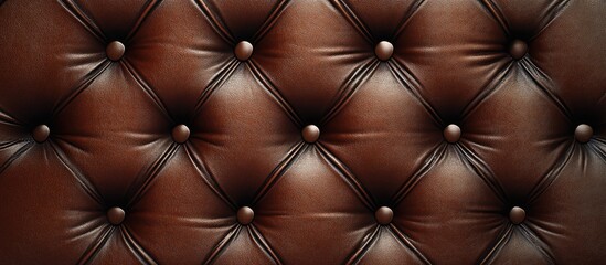 Fototapeta premium luxurious texture of leather furniture adorned. with copy space image. Place for adding text or design