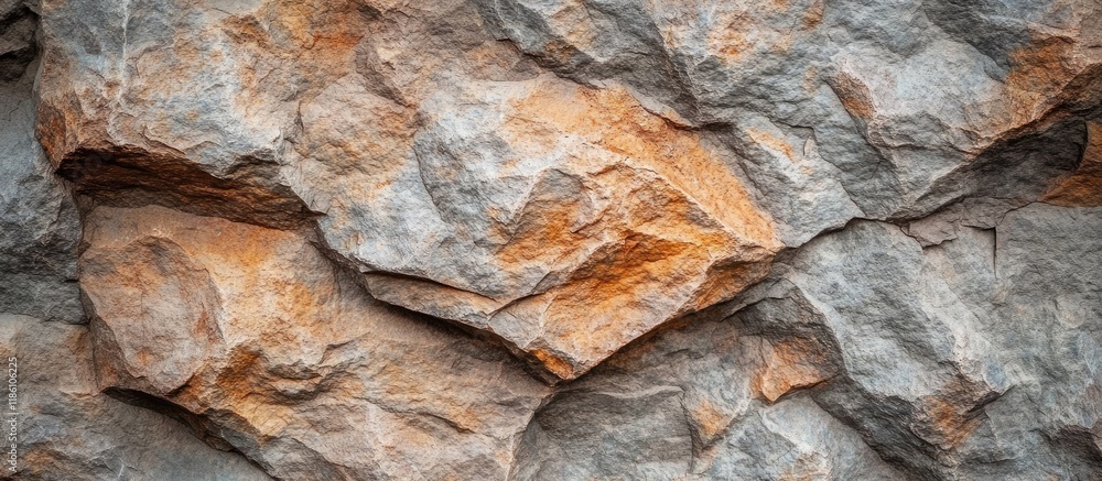 Poster Background Pattern Natural Brown Rough Stone Texture or Background with Copy Space for Text Decoration
