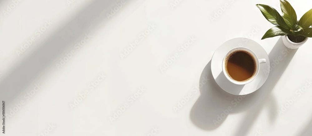 Aufkleber Business concept from a top view perspective. with copy space image. Place for adding text or design