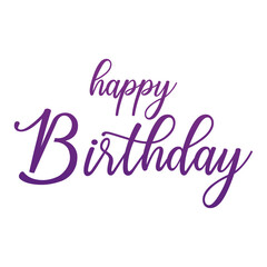 Vector Happy Birthday Illustration With 3D Realistic on white Background with text. Love Sign Happy Birthday Greeting Card Banner Poster.