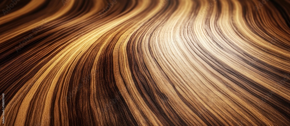 Poster image natural veneer of zebrano. with copy space image. place for adding text or design