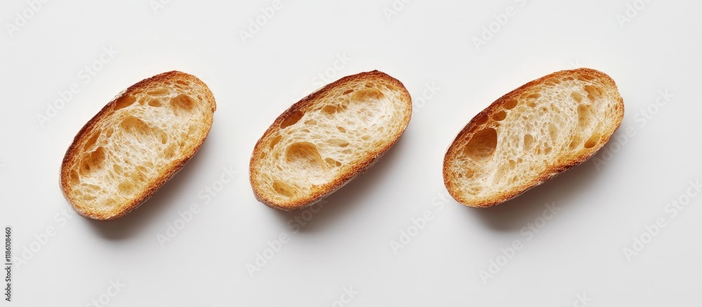 Aufkleber Crostini. with copy space image. Place for adding text or design