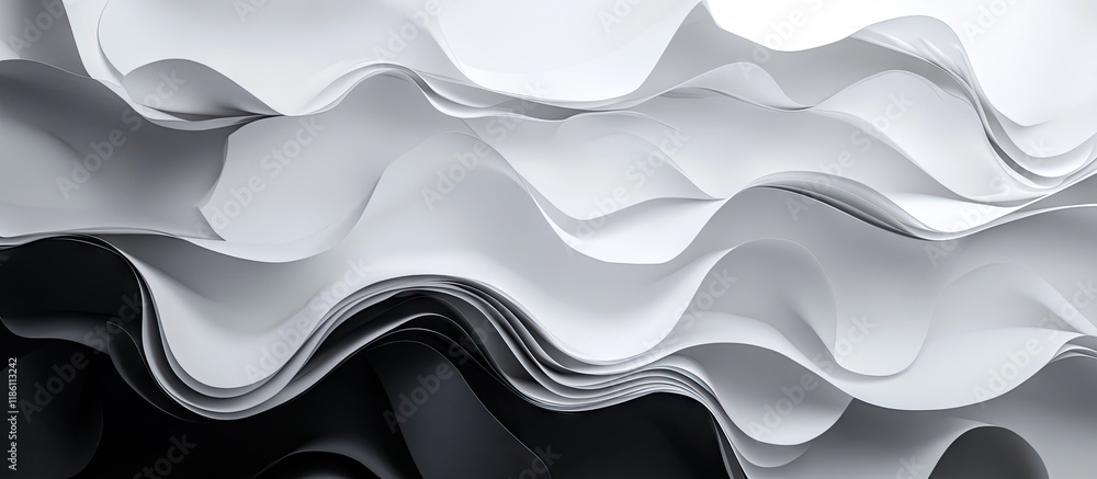 Leinwandbilder Abstract black and white paper texture Monochrome backdrop. with copy space image. Place for adding text or design