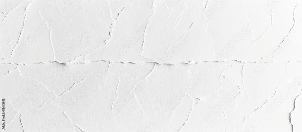 Poster textured white paper for use as a background suitable for interior and exterior decoration or as a b