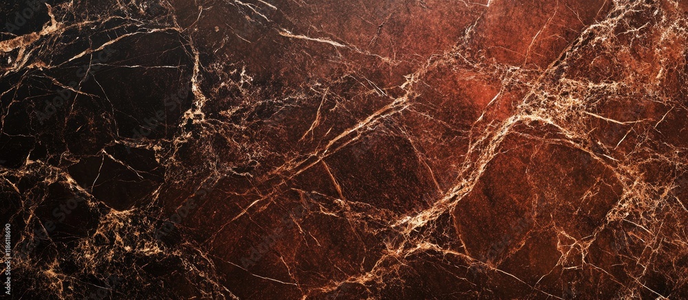 Aufkleber high resolution brown marble texture background closeup view of abstract marble pattern on the red s