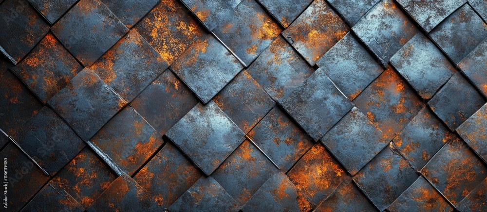 Fototapete aged metal texture background. with copy space image. place for adding text or design