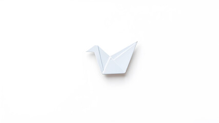 origami bird illustration. Generative AI